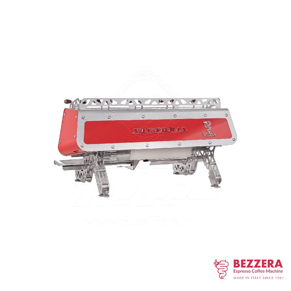 اسپرسو ساز بیزرا ویکتوریا مدل BEZZERA VICTORIA RED سه گروپ