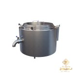 دیگ چلو پز صنعتی گرد مدل اکونومی