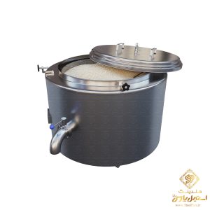 دیگ چلو پز صنعتی گرد مدل اکونومی