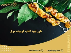 طرز تهیه کباب کوبیده مرغ
