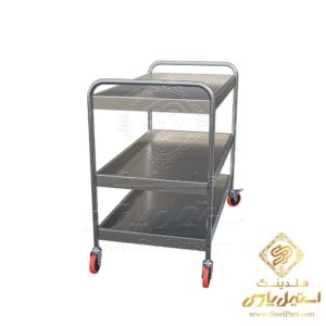 ترولی تمام استیل سه طبقه استیل پارس SP