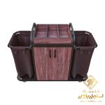 قیمت ترولی خانه داری نظافتی دو کیسه