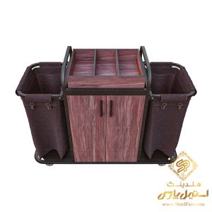 قیمت ترولی خانه داری نظافتی دو کیسه